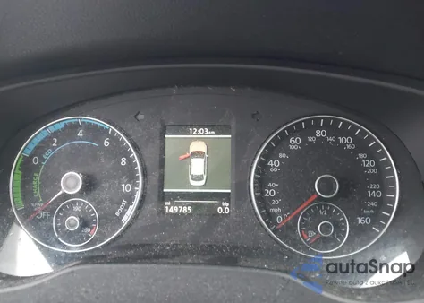 2014 Volkswagen Jetta Hybrid Sel Premium from USA, damaged, VIN 3VW637AJ1EM317465